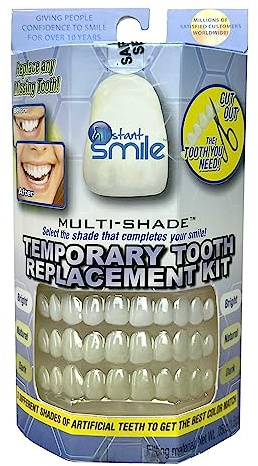 Instant Smile Multishade Temporary Tooth Repair Kit 30 False Teeth
