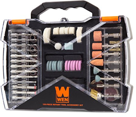 WEN 230151A 150-Piece Rotary Tool Accessory Kit with Carrying Case
