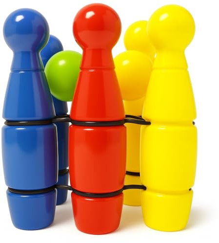 Celino® 6pk Skittles Sport Great For Children Kids Indoor Outdoor Garden Game for Gift