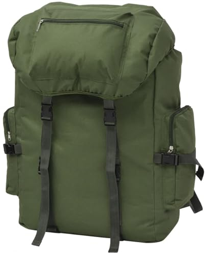ZEYUAN Armeerucksack 65 L, Rucksack Militär, Notfallrucksack, Daypack, Wanderrucksack, Built For Athletes Rucksack,Grün