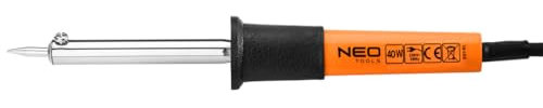 NEO TOOLS Lötkolben Version 230V bewährter Universallötkolben für gänige Löt & Entlöt-Aufgaben | 40W 60W 100W | Einfach und leicht | Lötkolben für elektrische Arbeiten und Hausgebrauch - 4OW
