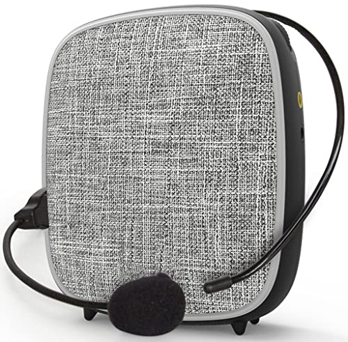 GaRcan Mini-Megaphon, Telefon, Sprachverstärker, Mikrofon, TF-Karte, Treffen, Lehren, Reiseleiter, Förderung, tragbarer PC-Booster-Lautsprecher (Farbe: Blau) (D)