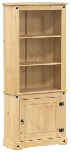 vidaXL Highboard Corona 74x38x170 cm Massivholz Kiefer