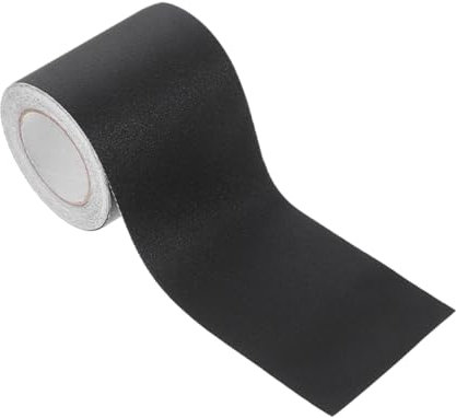 WHAMVOX Marble Texture Self-Adhesive Skirting Board Cover Flexible PVC Molding Trim Strip Matte Black 5cm x 5m Roll for Wall Decorative Baseboard in Bedroom Balcony Hallway