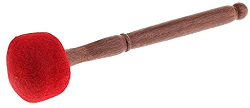Martello per campana tibetana, bastone per campana tibetana in legno, martello per campana sonora, per yoga rilassante