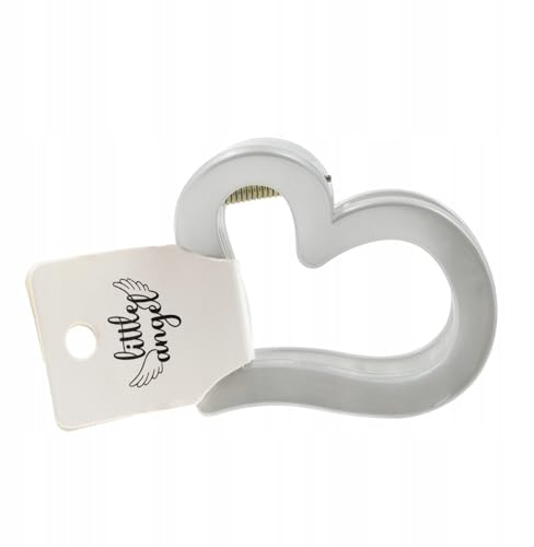 Little Angel Haarspangen Damen Herz - Eleganter Hair Clip Und Haarklammer - Stilvoller Haarschmuck - Vielseitige Haarspange Und Haarclips Für Frauen (Grau)