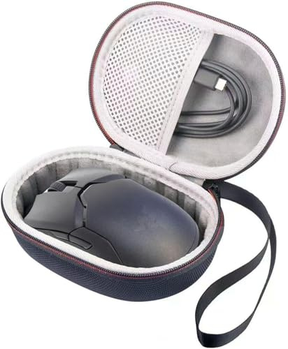 WERICO Eva - Funda rígida para ratón inalámbrico Razer DeathAdder Essential/V3/V3 Pro/V2 X/V2/Basilisk V3/Basilisk V3 X/Viper Ultimate/Viper V3 Pro/Viper V2 Pro/Naga Pro/Naga V2 Pro (gris)