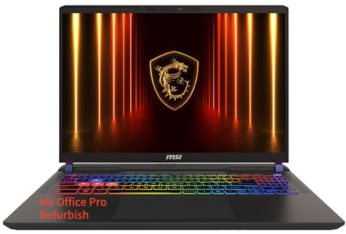 MSI Vector 16 HX AI 400 Gaming Laptop, NVIDIA RTX 5080 16GB GDDR7, 40.6 cm QHD+ LCD 240Hz, Intel Ultra 9 275HX (hasta 5.4GHz), Thunderbolt 5, 64 GB DDR5, 8 TB SSD, Windows 11 Pro, Office Pro Lifetime