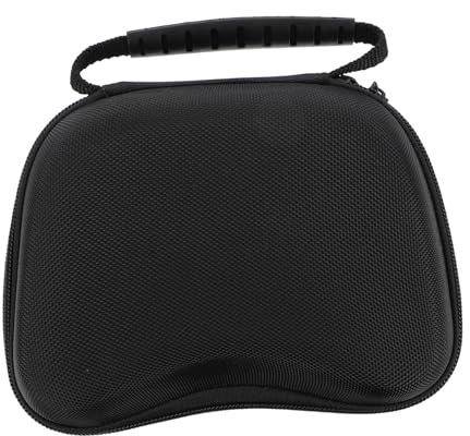 SMASOLO Game Controller Carry Case Splashproof Storage Bag for X Protective Case with Double Zipper Design for Gaming Accessories Black