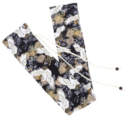 Zerodeko Aufbewahrungstasche mit Verstellbarem Verschluss aus Baumwollstoff und Einfachem Design für Flöten und Klarinetten zum Schutz den Outdoor Einsatz