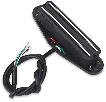 Akozon Hochleistungs-Dual-Rail-Humbucker-Tonabnehmer für E-Gitarre für - und Tele-Musikinstrumente