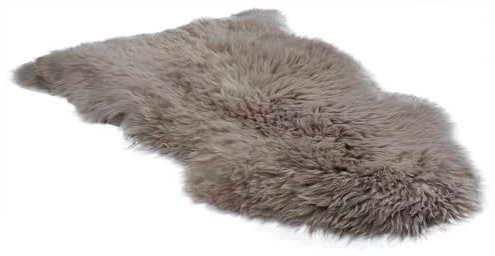 Home4You Schaffell Kuschelfell, Grau