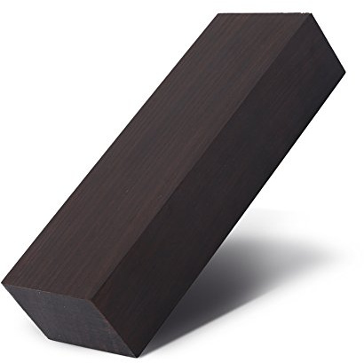 Gorgeri DIY Block Hölzerner, 12 * 4 * 2,5 Schwarz Ebenholz Tonholz Holz Block Handwerk Hobby Blackwood DIY Tool Holzgriff