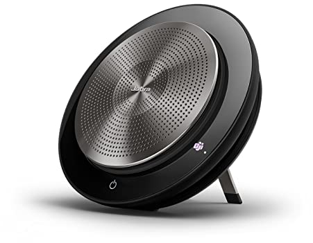 Jabra Speak 750 Speaker Phone - Unified Communications Certified Portable Conference Speaker with Bluetooth Adapter and USB - Connect with Laptops, Smartphones and Tablets