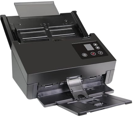 Avision AD370N mit Bildverarbeitungsprozessor VM3 | Netzwerkscanner (Ethernet) | 70ppm/140ipm A4 Color 300dpi | 100 Seiten ADF | USB 3.1 | ISIS Treiber, Twain Treiber, Button Manager, u.s.w