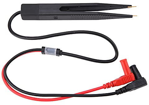 Misuratore di clip per test chip SMD SMT, tester per condensatore di resistenza multimetro, penna per test di capacità con pinzette per multimetro a sonda, per multimetro