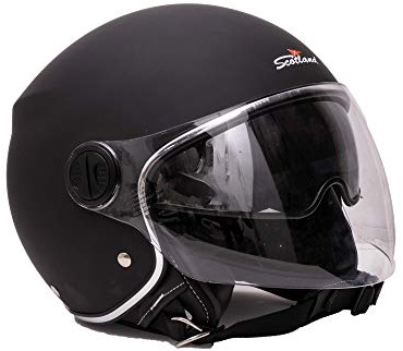 Scotland Motorcycle Dept Casco doppia visiera 120013LUX NERO OPACO-M