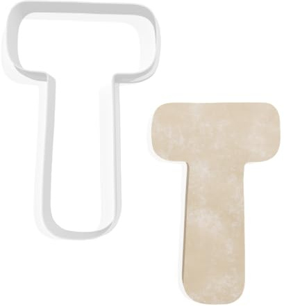 Letter T Cookie Cutter - 3 Sizes