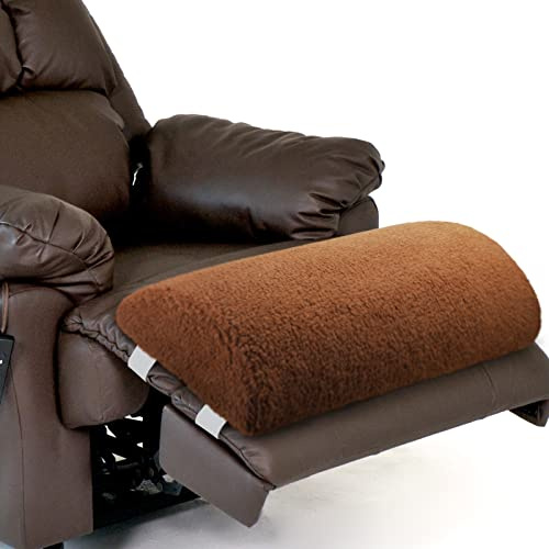 Wesiti Recliner Leg Rest Cushion Footrest Pillow Elevate Feet, Brown