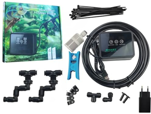 Digitales Regensystem für Terrarien von Reptilien mit Timer