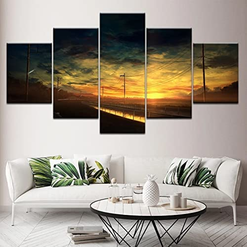 Canvas Wall Art Canvas Prints Painting 5 Panels Pieces Multiple Pictures,Coffee Making Material (Xl/With Frame 150 X 100 Cm) Giclee Printed On Canvas, Posters Wall Decorations Gifts For Li -8B6I/Q2