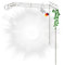 DELUKE® Pergola aus Eisen RITTO | 4x3x2,5m BxTxH, Antik-Braun | Rankhilfe Pergola aus Metall Bausatz freistehend Sonnenschutz Gartendeko Gartenpergola