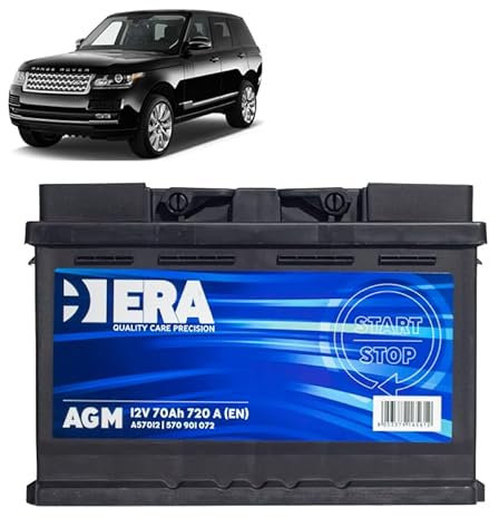 Batteria 70Ah A.G.M. per Range Rover IV P360 P400 / e benzina ibrido 2012+