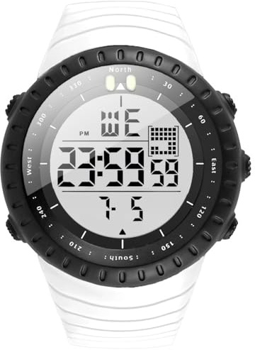 KXAITO Reloj Deportivo para Hombre, Resistente al Agua, Militar, Fecha, multifunción, táctica, LED, Alarma, cronómetro, para Hombre 6256