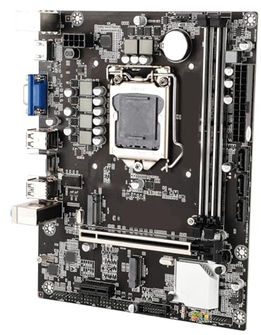 H410M-K DDR4-Motherboard Unterstützt LGA1200 GEN 10-Sockelserie, PCIe 3.0, M.2 NVME-Steckplatz, Gigabit-Ethernet-Karte, USB3.0, HDMI/VGA