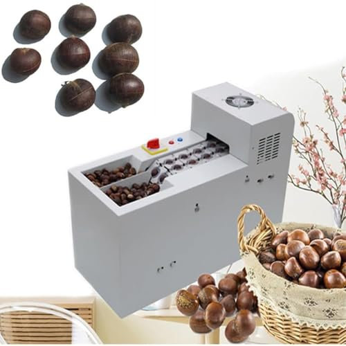 Macchina commerciale per sgusciare le castagne, macchina per schiacciare le castagne, apriscatole automatico per castagne, nessun danno alle castagne, per castagne di diverse dimensioni(Doublechain)