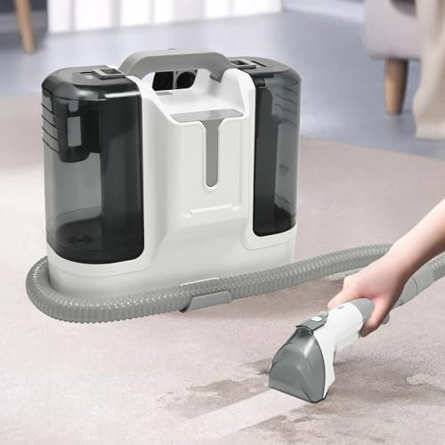 GramStudio Waschsauger Teppichreiniger,Nasssauger Polsterreiniger, Innenreinigungsmaschine，Entwickelt für Familien mit Haustieren Polsterreiniger Gerät,für Sofas, Teppichen, Vorhängen, Betten, Auto