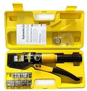 HZWMQDLF Pneumatische Greifer 4-70mm2 Hydraulische Crimpzange Druck 8T Home Hydraulische Werkzeuge Hydraulische Zange Kabel Terminal Crimpzange hydraulische Werkzeuge