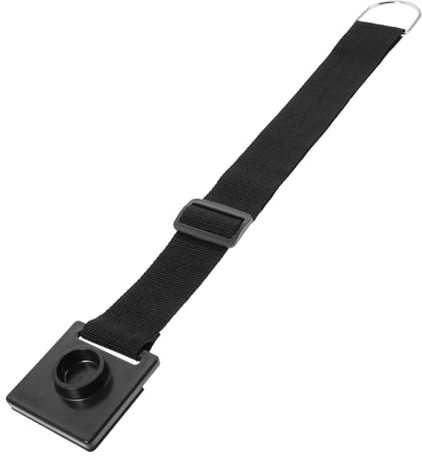 TEMPNAP Cello Endstift Stopper Rutschfeste Anti Rutsch Matte aus Kunststoff Verstellbar von 40 bis 70cm für Proben und Konzerte mit Bodenschutz in Schwarz
