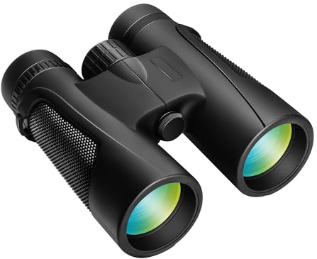 Hochleistungs-Fernglas 12 x 42 mit BAK4-Prismen-FMC-Linse – wasserdicht, HD, großes Okular für Vogelbeobachtung, Sport, Konzerte, Reisen, Wildtiere, Jagd