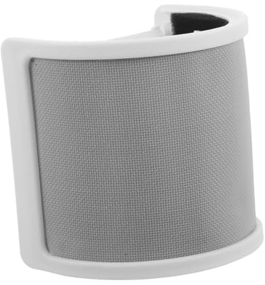CIYODO Protector Micrófono U Filtro Acústico Anti-ruido y Pantalla Viento para Micrófonos de Mano Absorbente para Grabación y Transmisión Compatible con Estudio
