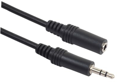 GARIOUANS Cavo Prolunga Audio Jack Maschio Femmina Metri con Connettori Nichelati per Cuffie Smartphone Auto Tablet Speaker