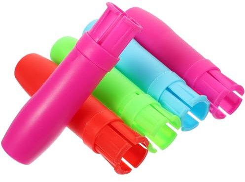 NIYANGLE 5 Stück Teiliges Bunte Kunststoff kreidehalter Verstellbar Staubfrei Praktische Tafelkreide Clips für Lehrer und Schüler für Schule und Büro Zufällige Farbe Zufällige Farbe
