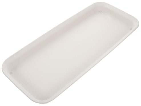 VALICLUD Vassoio Antigoccia in Plastica Spesso per Vasi Rettangolari Sottovaso Lungo per Piante da Interno Davanzale e Giardino Raccolta Acqua Resistente per Bonsai e Cactus