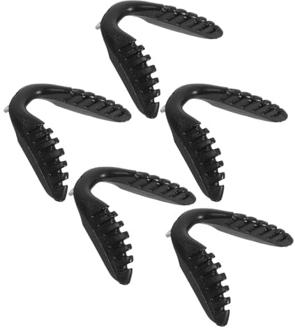 GOOHOCHY Lot de 5 Plaquettes Nasales en Plastique pour Lunettes de Sport Soleil Coussinets de Nez Rembourrés en U Compatibles Cyclisme et Usage Quotidien