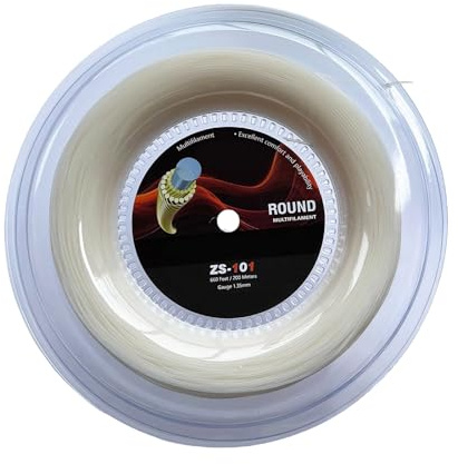 Kfwfuaee Cuerda de tenis de poliéster de 200 m, 1,35 mm de diámetro, construcción suave para control de pelotas y comodidad, cuerda de tenis PrecisionS