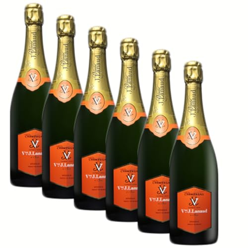 SUPER OFFERTA CHAMPAGNE BRUT Reserve | Veuve J.Lanaud | Pinot Nero e Chardonnay | Pluripremiato | Cassa da 6 bottiglie da 75 cl
