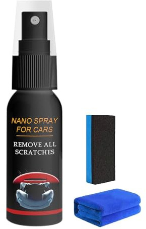Nurafix Auto Spray Kratzer Entfernen, Quick Effect Coating Agent, Scratch Remover Auto, Auto-Beschichtungs- Sprays Für Glanz Und Schutz, Nano-Autospray Auto Kratzer Entferner Remove All Scratches (A)