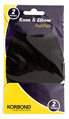 Korbond Knie & Ellenbogen Patches, Schwarz, 2-teilig