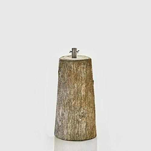 EDG Base Finto Legno Ø22cm x h45 per Albero di Natale Artificiale h 150/180cm