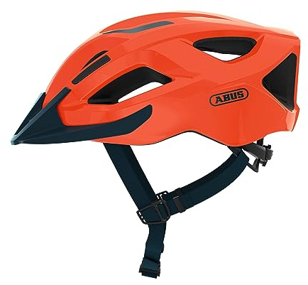 ABUS Unisex, Fahrradhelm, Orange (Shrimp Orange), L (58-62 cm)