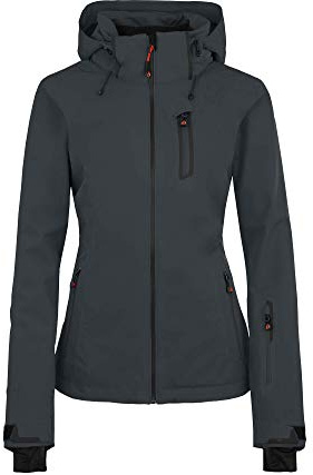 Bergson Nice Light | Damen Skijacke & Outdoorjacke - Sportliche Damen Skijacke & Outdoorjacke mit Supra-Tex 20.000 Membran, Normal-/Kurz-/Langgrößen, 100% wasserdicht (20.000 mm Wassersäule) & versch