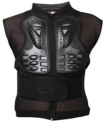 IFIKK Gilet Protettivo per Moto Protezione del Torace Proteggi la Schiena Gilet di Protezione Ciclismo Sci Giacca Protettiva per Bicicletta Protezione per Il Corpo Flessibile e Robusta
