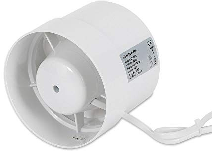kangten 100mm Universal Bad-Lüfter mit Kugellager Motor Abluftventilator Rohrlüfter 100m³/H für Bad und Küche