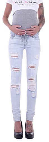 Damen Umstandsjeans Schwangerschaftsjeans Slim Schwangerschaft-s-Jeans Umstand-s-Hose Umstand-s-Hosen Röhre-n-Jeans Maternity Over-Size-Plus Big Gr große Größe-n dunkel-blau-e übergröße-n Blau S 36
