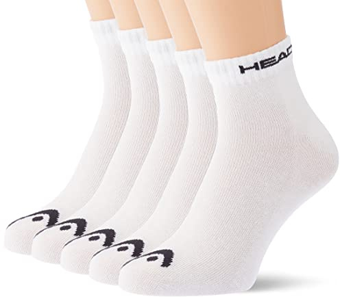 HEAD Unisex kvarts (9-pack), vit/svart, 43 EU